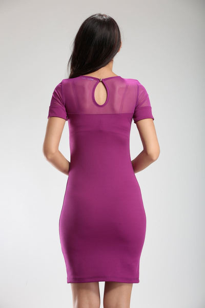ARIN DRESS FITTING PURPLE DRESS - Purple