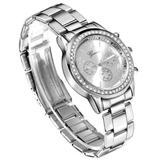Women's Watches Geneva Classic Luxury Rhinestone Watch Women Watches Ladies Fashion Gold Watch Clock Reloj Mujer Montre Femme