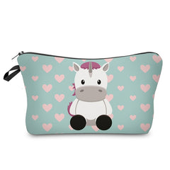 Deanfun Sloth Cosmetic Bag Waterproof Printing Swanky Turtle Leaf Toilet Bag Custom Style for Travel  51476