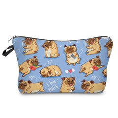 Deanfun Sloth Cosmetic Bag Waterproof Printing Swanky Turtle Leaf Toilet Bag Custom Style for Travel  51476