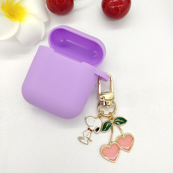 Cute Cherry Dog Cosmic Astronaut Pendant for Apple Airpods Case Accessories Bluetooth Silicone Earphone Cases Headphones Cover