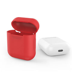 Protective Silicone Case Sleeve Skin Cover for Apple AirPods True Wireless Headphone Shock Proof with Anti-slip on the Two Side