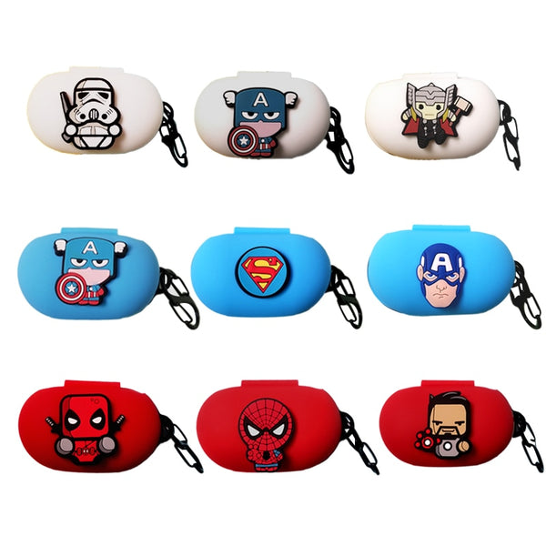 Cartoon Silicon Cover For Samsung Galaxy Buds / Galaxy Buds+ Case Charging Sleeve Wireless Headphone Earphone Protective Skin