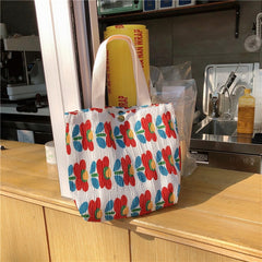 Hylhexyr Canvas Mini Bag Women Handbag Reusable Tote Bags