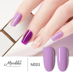 MORDDA Nail Gel Polish UV LED Gel Varnish Soak Off Gel Lacquer For Manicure Hybrid Painting Need Matte Top Coat For Home Use DIY