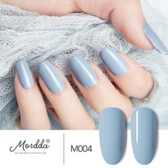 MORDDA Nail Gel Polish UV LED Gel Varnish Soak Off Gel Lacquer For Manicure Hybrid Painting Need Matte Top Coat For Home Use DIY