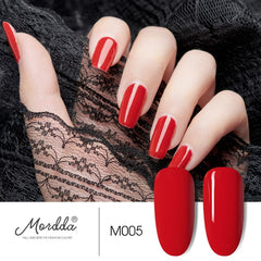 MORDDA Nail Gel Polish UV LED Gel Varnish Soak Off Gel Lacquer For Manicure Hybrid Painting Need Matte Top Coat For Home Use DIY