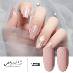 MORDDA Nail Gel Polish UV LED Gel Varnish Soak Off Gel Lacquer For Manicure Hybrid Painting Need Matte Top Coat For Home Use DIY