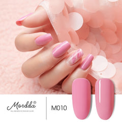 MORDDA Nail Gel Polish UV LED Gel Varnish Soak Off Gel Lacquer For Manicure Hybrid Painting Need Matte Top Coat For Home Use DIY