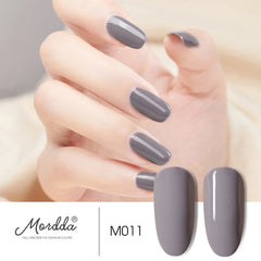MORDDA Nail Gel Polish UV LED Gel Varnish Soak Off Gel Lacquer For Manicure Hybrid Painting Need Matte Top Coat For Home Use DIY