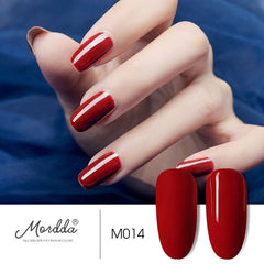 MORDDA Nail Gel Polish UV LED Gel Varnish Soak Off Gel Lacquer For Manicure Hybrid Painting Need Matte Top Coat For Home Use DIY