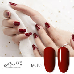 MORDDA Nail Gel Polish UV LED Gel Varnish Soak Off Gel Lacquer For Manicure Hybrid Painting Need Matte Top Coat For Home Use DIY
