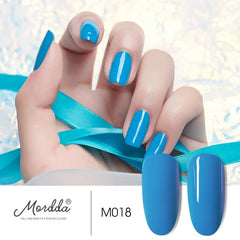 MORDDA Nail Gel Polish UV LED Gel Varnish Soak Off Gel Lacquer For Manicure Hybrid Painting Need Matte Top Coat For Home Use DIY