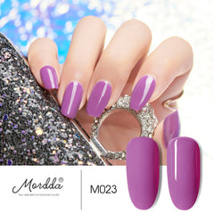 MORDDA Nail Gel Polish UV LED Gel Varnish Soak Off Gel Lacquer For Manicure Hybrid Painting Need Matte Top Coat For Home Use DIY
