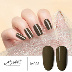 MORDDA Nail Gel Polish UV LED Gel Varnish Soak Off Gel Lacquer For Manicure Hybrid Painting Need Matte Top Coat For Home Use DIY