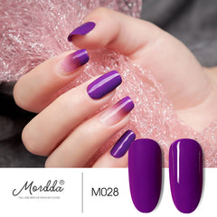 MORDDA Nail Gel Polish UV LED Gel Varnish Soak Off Gel Lacquer For Manicure Hybrid Painting Need Matte Top Coat For Home Use DIY