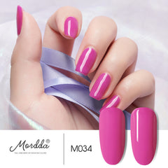 MORDDA Nail Gel Polish UV LED Gel Varnish Soak Off Gel Lacquer For Manicure Hybrid Painting Need Matte Top Coat For Home Use DIY