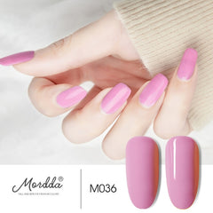 MORDDA Nail Gel Polish UV LED Gel Varnish Soak Off Gel Lacquer For Manicure Hybrid Painting Need Matte Top Coat For Home Use DIY