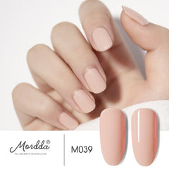 MORDDA Nail Gel Polish UV LED Gel Varnish Soak Off Gel Lacquer For Manicure Hybrid Painting Need Matte Top Coat For Home Use DIY