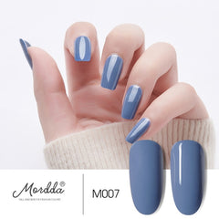 MORDDA Nail Gel Polish UV LED Gel Varnish Soak Off Gel Lacquer For Manicure Hybrid Painting Need Matte Top Coat For Home Use DIY