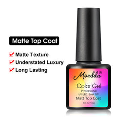 MORDDA Nail Gel Polish UV LED Gel Varnish Soak Off Gel Lacquer For Manicure Hybrid Painting Need Matte Top Coat For Home Use DIY