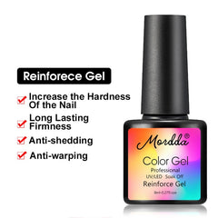 MORDDA Nail Gel Polish UV LED Gel Varnish Soak Off Gel Lacquer For Manicure Hybrid Painting Need Matte Top Coat For Home Use DIY