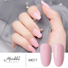 MORDDA Nail Gel Polish UV LED Gel Varnish Soak Off Gel Lacquer For Manicure Hybrid Painting Need Matte Top Coat For Home Use DIY