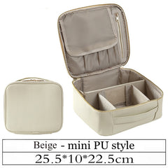 LHLYSGS Brand Cosmetic Case Suitcases Multi-storey Large Professional Makeup Bag Women Beauty Storage Organizer Cosmetic Bag