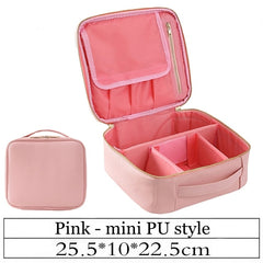 LHLYSGS Brand Cosmetic Case Suitcases Multi-storey Large Professional Makeup Bag Women Beauty Storage Organizer Cosmetic Bag