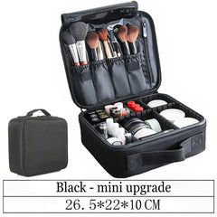 LHLYSGS Brand Cosmetic Case Suitcases Multi-storey Large Professional Makeup Bag Women Beauty Storage Organizer Cosmetic Bag