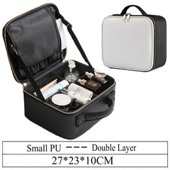 LHLYSGS Brand Cosmetic Case Suitcases Multi-storey Large Professional Makeup Bag Women Beauty Storage Organizer Cosmetic Bag