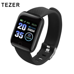 TEZER D13 Smart Watch 116plus Wristband Blood Pressure Measurement Heart Rate Monitor Smart Bracelet 116 Plus Fitness Tracker