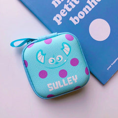 Cartoon Mini Zipper Hard Headphone Case Earphone Case Box Storage Bag Protective USB Cable Organizer Portable Earbud Accessories