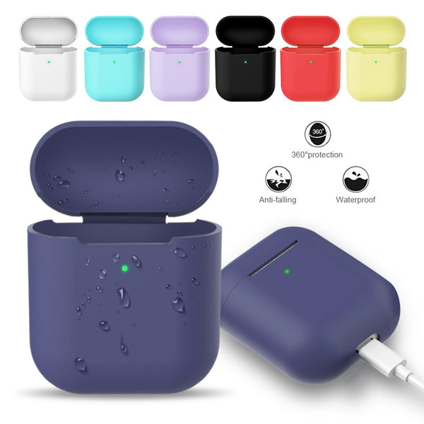 Earphone Case For Apple AirPods 2 Soft Silicone Cover Wireless Bluetooth Headphone Protective Case For AirPods2 Air Pods 2 Case