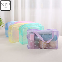 XZP 2020 New Fashion Waterproof Portable Makeup Cosmetic Toiletry Travel Makeup Cosmetic Wash Toothbrush Pouch Organizer Bag