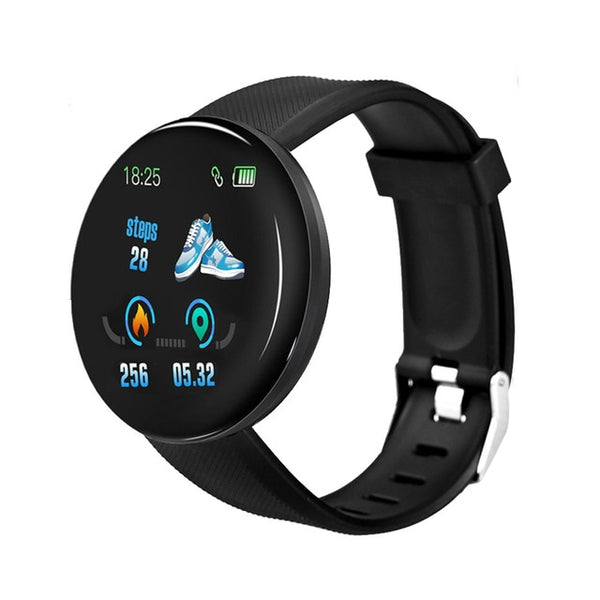 Rovtop D18 Smart Watch Men Women Blood Pressure Round Smartwatch Waterproof Sport Smart Watch Fitness Tracker For Android Ios Z2