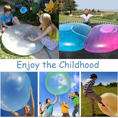 Children Outdoor Soft Air Water Filled Bubble Ball Blow Up Balloon Toy Fun party game gift for kids inflatable funny ball