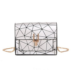 Women Shoulder Bags summer new Korean version of the Messenger bag handbag chain wild crack printing wild shoulder bag