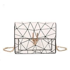 Women Shoulder Bags summer new Korean version of the Messenger bag handbag chain wild crack printing wild shoulder bag