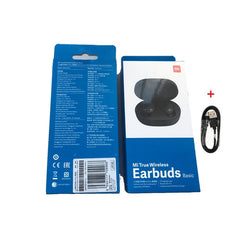 Versão global xiaomi redmi airdots bluetooth 5.0 na orelha tws sem fio bluetooth fone de ouvido estéreo baixo microfone handsfree controle ai