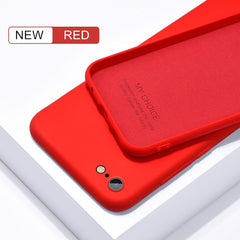 Thin Soft Case For iPhone 7 8 6 6s Plus 4 5S SE 2 Original Liquid Silicone Cover Candy Coque Capa For iPhone X Xs 11 Pro Max XR