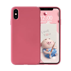 Thin Soft Case For iPhone 7 8 6 6s Plus 4 5S SE 2 Original Liquid Silicone Cover Candy Coque Capa For iPhone X Xs 11 Pro Max XR