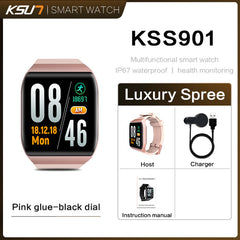 KSUN KSS901 Smart Bracelet Band With Heart rate Monitor ECG Blood Pressure IP68 Fitness Tracker Wrisatband Smart Watch