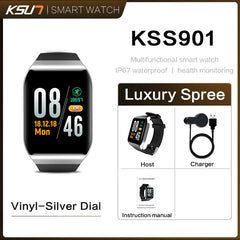 KSUN KSS901 Smart Bracelet Band With Heart rate Monitor ECG Blood Pressure IP68 Fitness Tracker Wrisatband Smart Watch