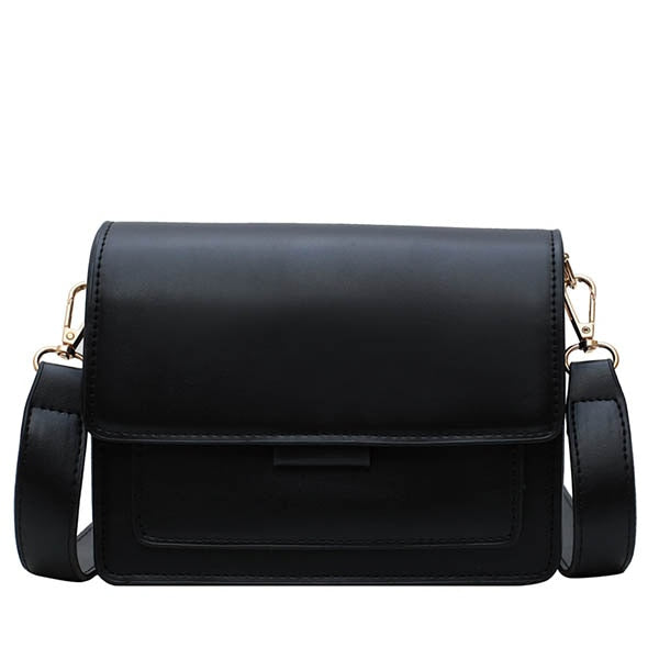 Fashion Woman Shoulder Bag PU Leather Youth Ladies Small Square Bag light Wild Simple Female Daily Messenger Bag Waterproof Blue