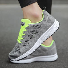 Women Casual Shoes Fashion Breathable Walking Mesh Flat Shoes Woman White Sneakers Women 2020 Tenis Feminino Gym Shoes Sport
