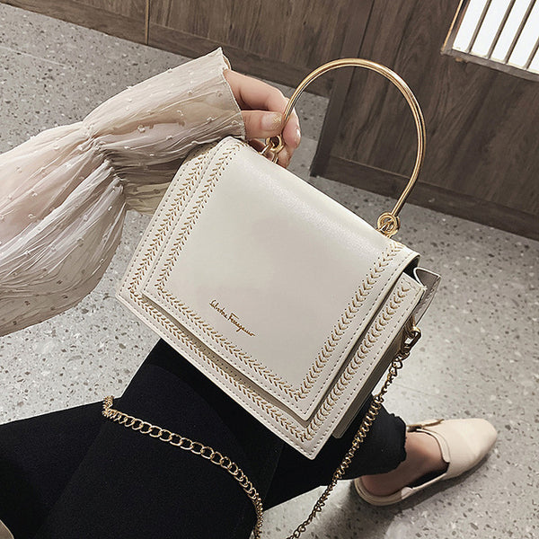 Luxury Handbags Women Bags Designer Shoulder Bag for Women 2020 with Elegant Handle Small Chain Square Bag Tote Bag