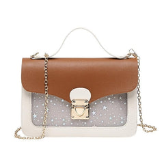 Women Mini Small Square Pack Shoulder Bag Fashion Star Sequin Designer Messenger Shoulder Bag Pouch Wallet Handbags Bag