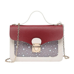 Women Mini Small Square Pack Shoulder Bag Fashion Star Sequin Designer Messenger Shoulder Bag Pouch Wallet Handbags Bag
