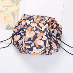 PLEEGA Women Drawstring Travel Cosmetic Bag Makeup Bag Organizer Make Cosmetic Bag Case Storage Pouch Toiletry Beauty Kit Box